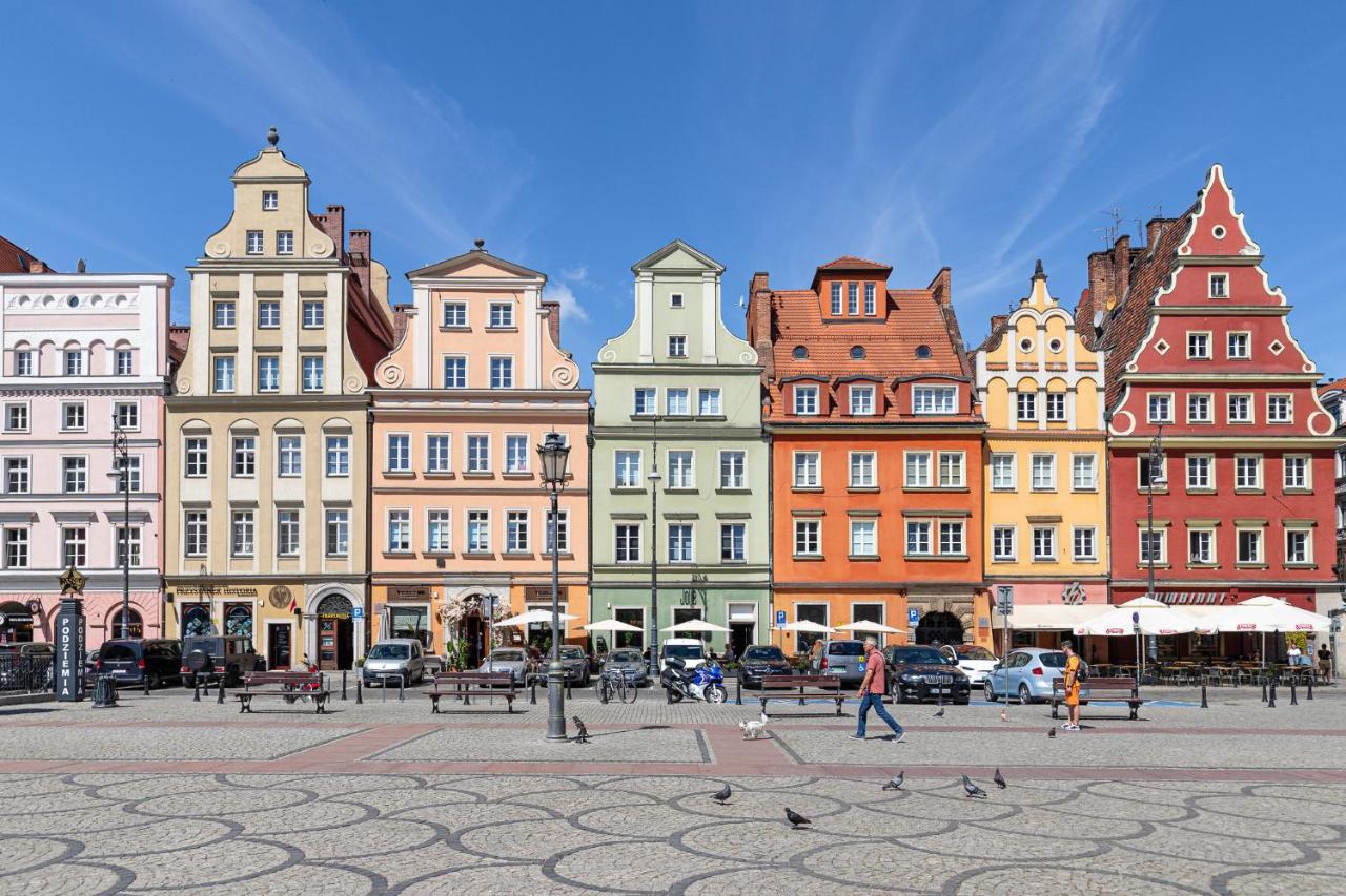 Prywatne Studio Dla 4 Osob Z Widokiem Na Rynek I Plac Solny! ヴロツワフ エクステリア 写真